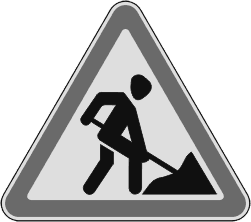 Знак 'Идут дорожные работы'